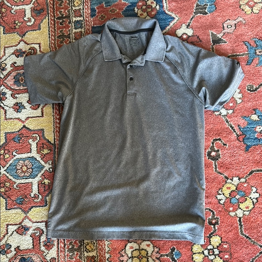 Men’s Gray Polo Shirt slazenger golf shirt size medium